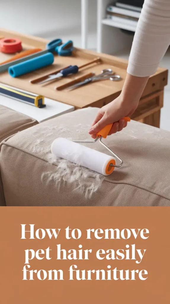 How to Remove Pet Hair Easily From Furniture in Summer