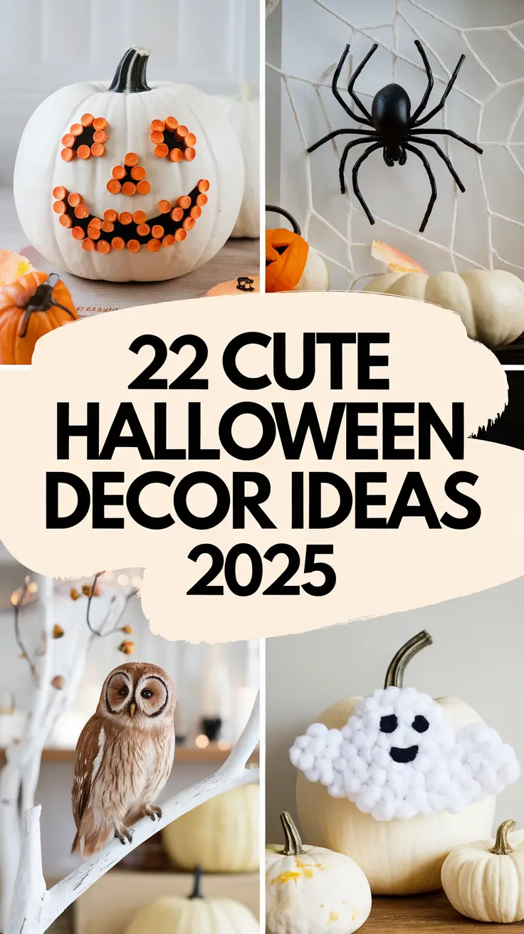 Cute Halloween Decor Ideas 2025 That Will Make Every Space Spookily Adorable