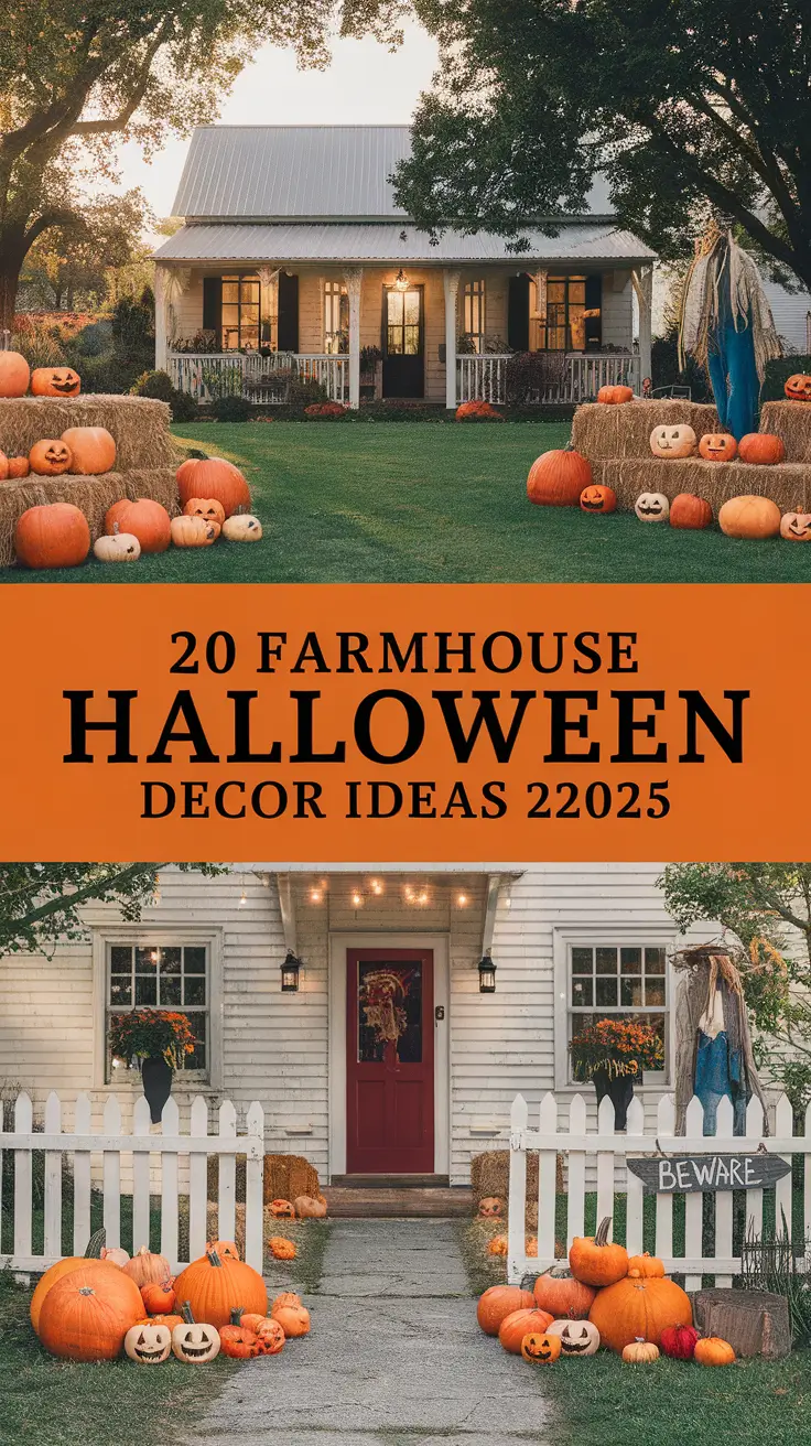 Charming Farmhouse Halloween Decor Ideas for 2025