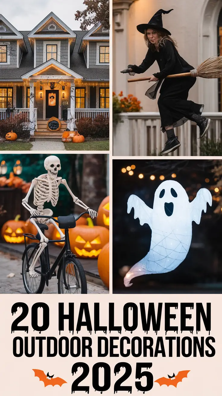 Halloween Outdoor Decorations 2025: Creative, Classy & Spooky Yard and Porch Ideas