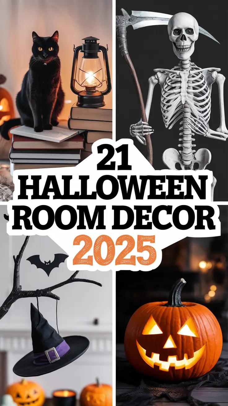 Halloween Room Decor Ideas 2025: Unique DIY Aesthetic Looks for Bedrooms and Living Spaces