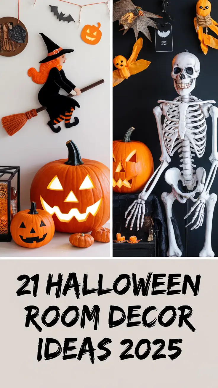 Halloween Room Decor Ideas 2025: Unique DIY Aesthetic Looks for Bedrooms and Living Spaces