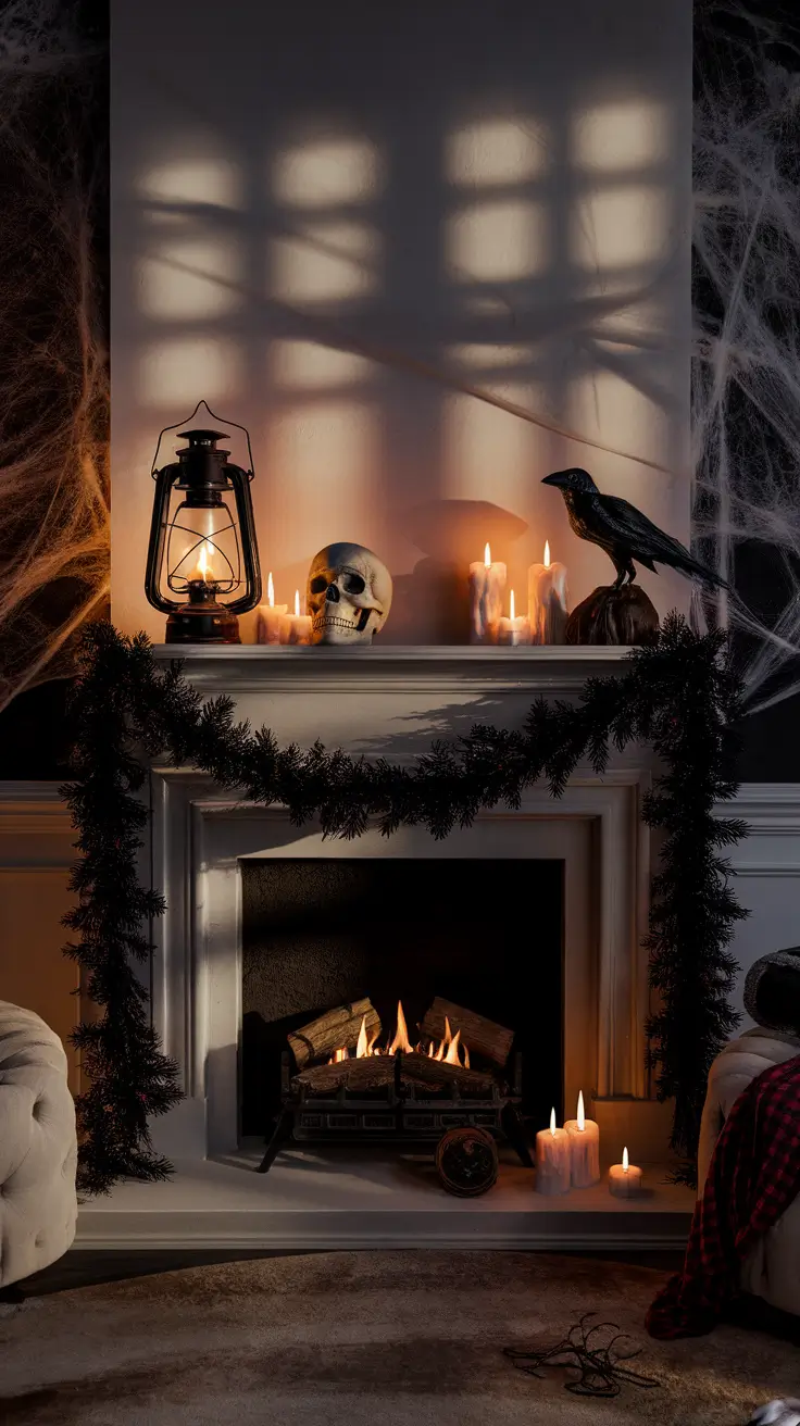 Halloween Mantle Ideas 2025: Stylish, Spooky & Classy Designs for Your Home