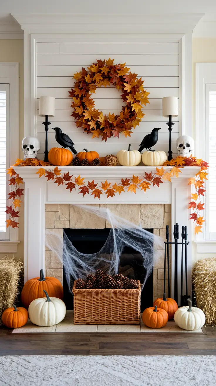 Halloween Fireplace Decor Ideas 2025: Stylish & Cozy Mantel Designs for Every Home