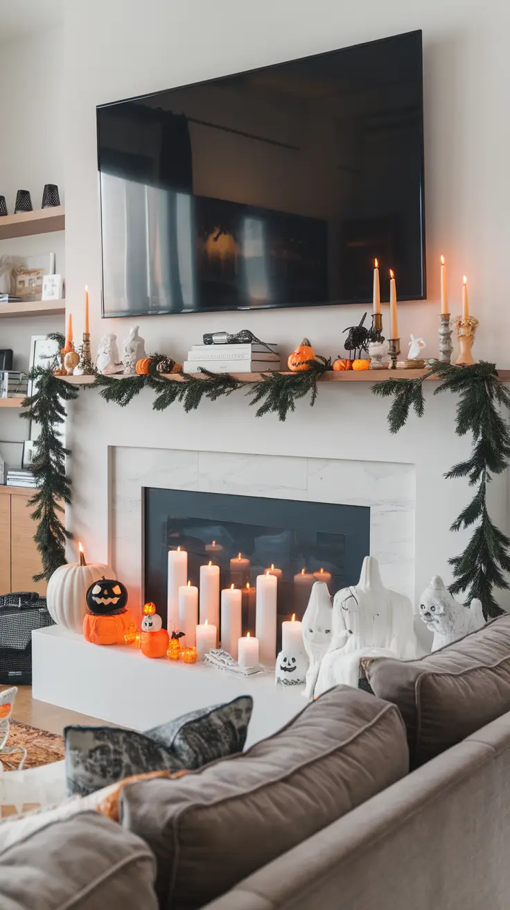 Halloween Mantle Ideas 2025: Stylish, Spooky & Classy Designs for Your Home
