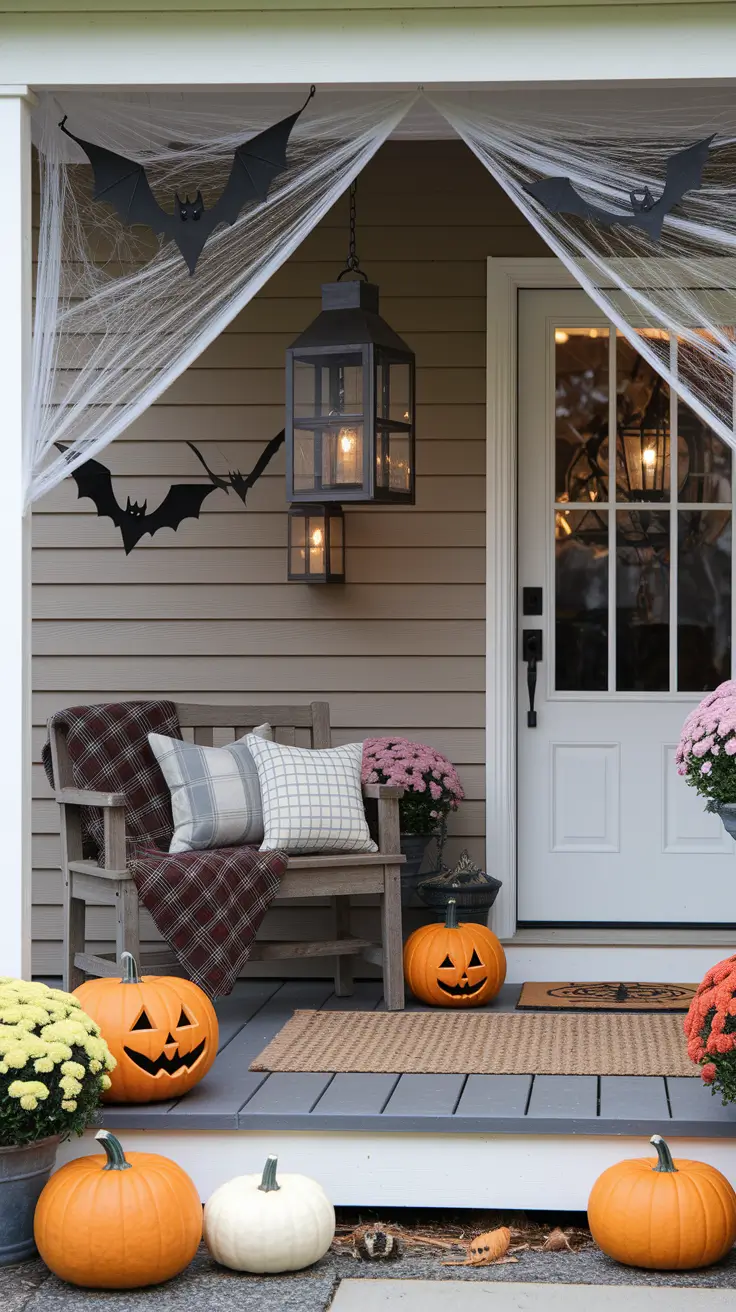 Halloween Front Porch Decor Ideas 2025: Spooky, Classy & Creative Porch Inspiration