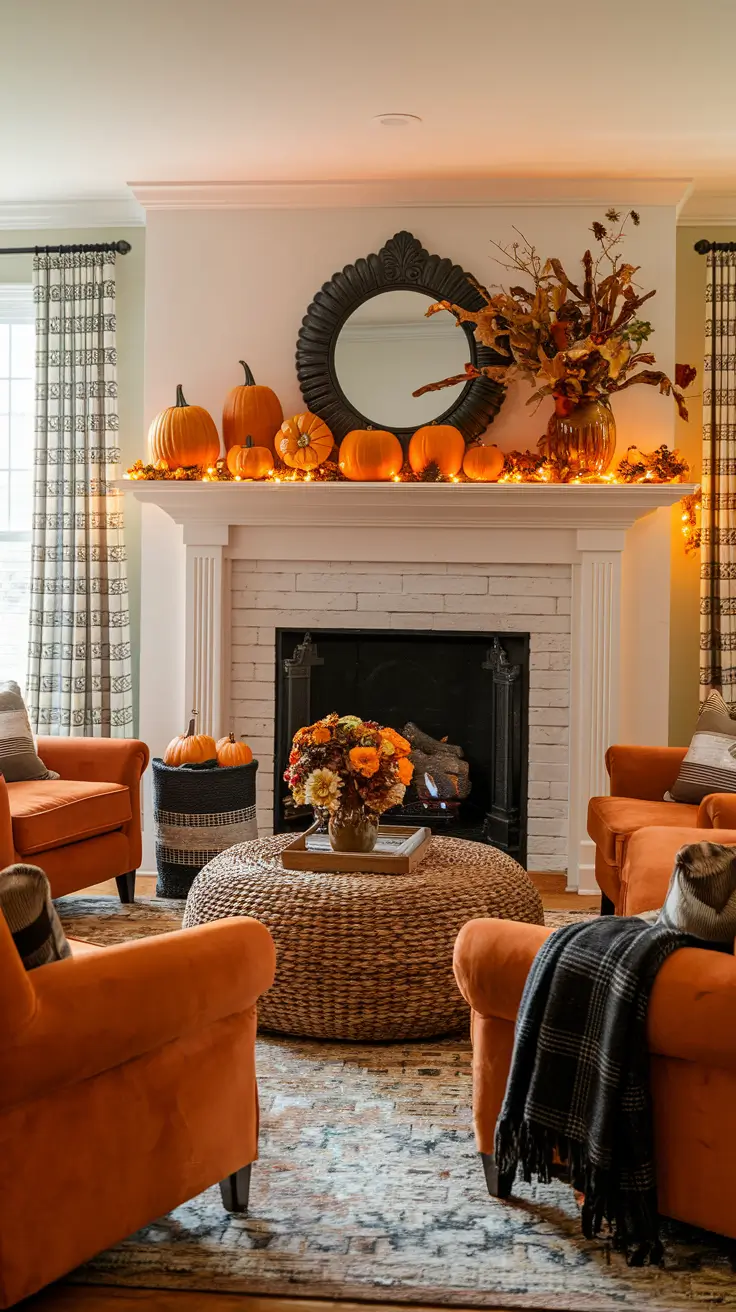 Halloween Fireplace Decor Ideas 2025: Stylish & Cozy Mantel Designs for Every Home