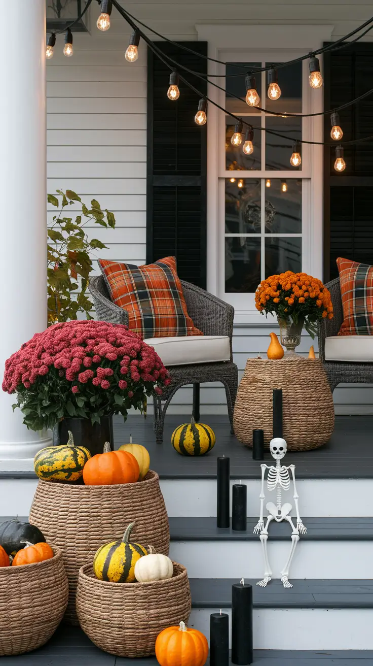 Halloween Front Porch Decor Ideas 2025: Spooky, Classy & Creative Porch Inspiration