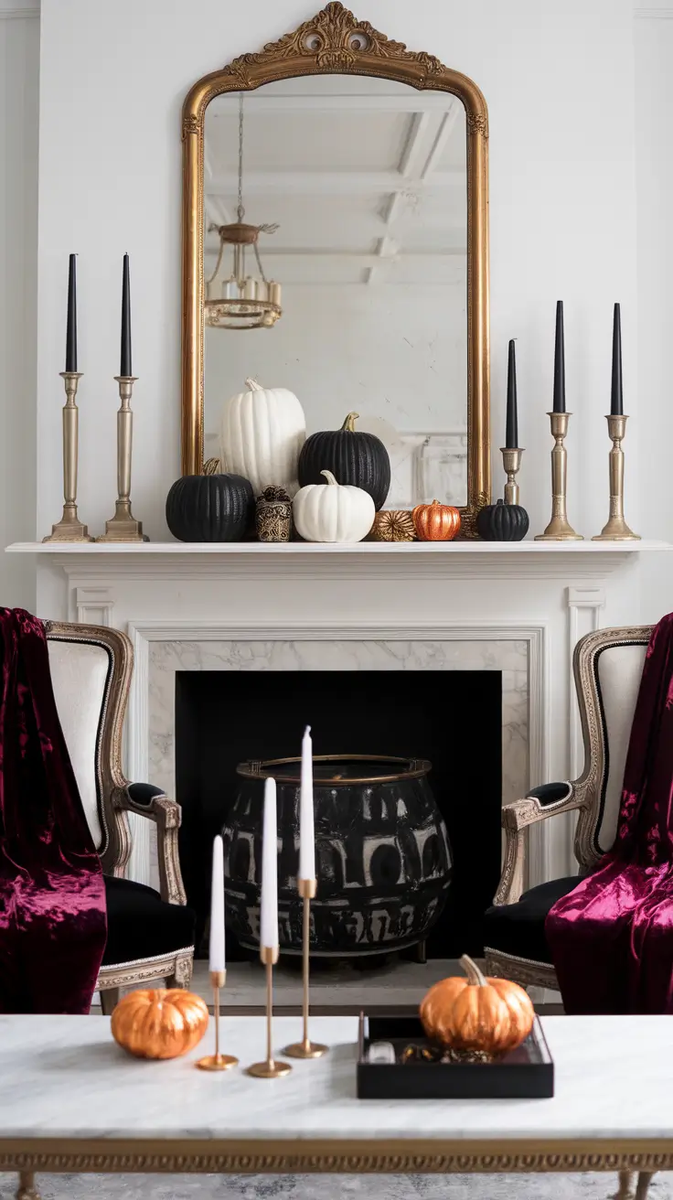 Halloween Mantle Ideas 2025: Stylish, Spooky & Classy Designs for Your Home