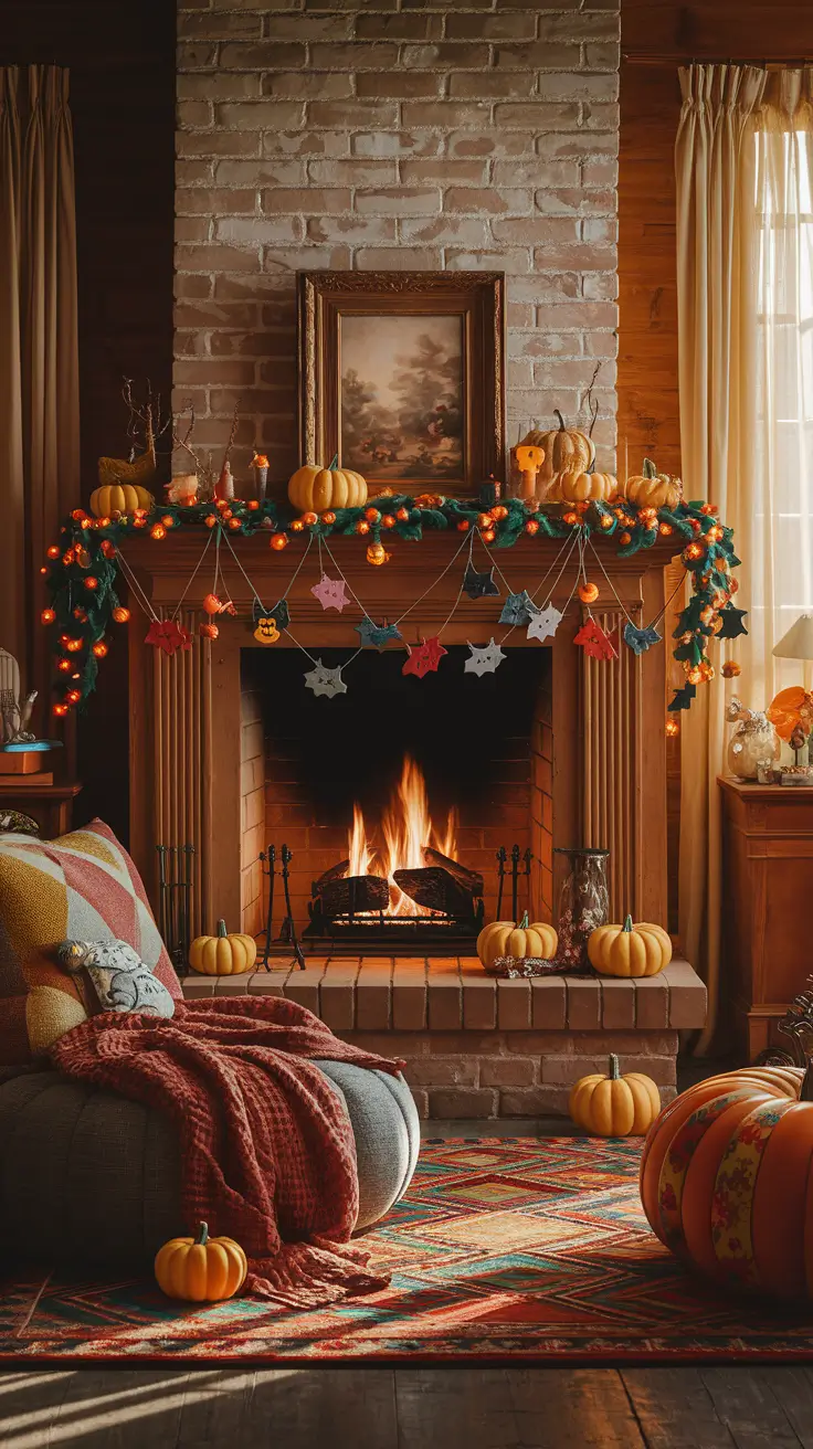 Halloween Fireplace Decor Ideas 2025: Stylish & Cozy Mantel Designs for Every Home