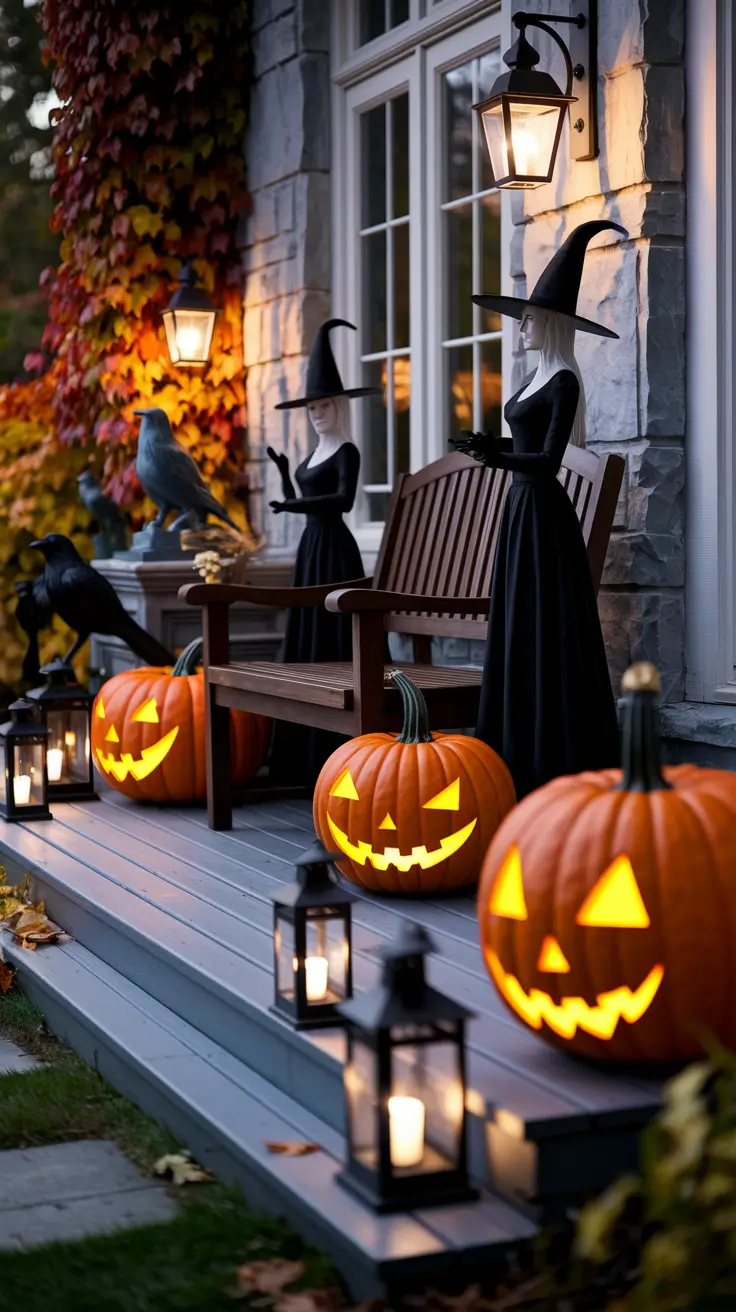Halloween Front Porch Decor Ideas 2025: Spooky, Classy & Creative Porch Inspiration