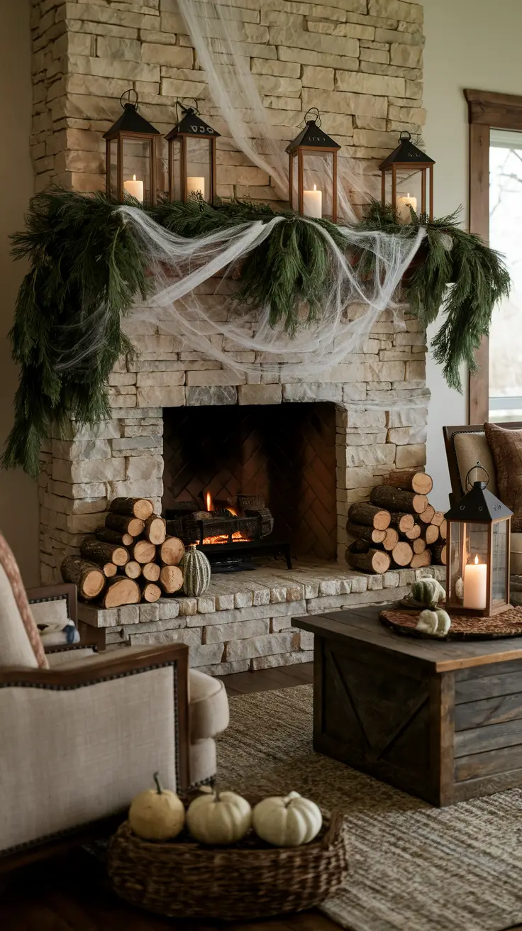 Halloween Fireplace Decor Ideas 2025: Stylish & Cozy Mantel Designs for Every Home