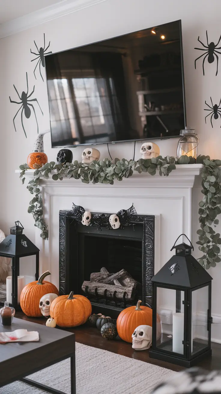 Halloween Mantle Ideas 2025: Stylish, Spooky & Classy Designs for Your Home