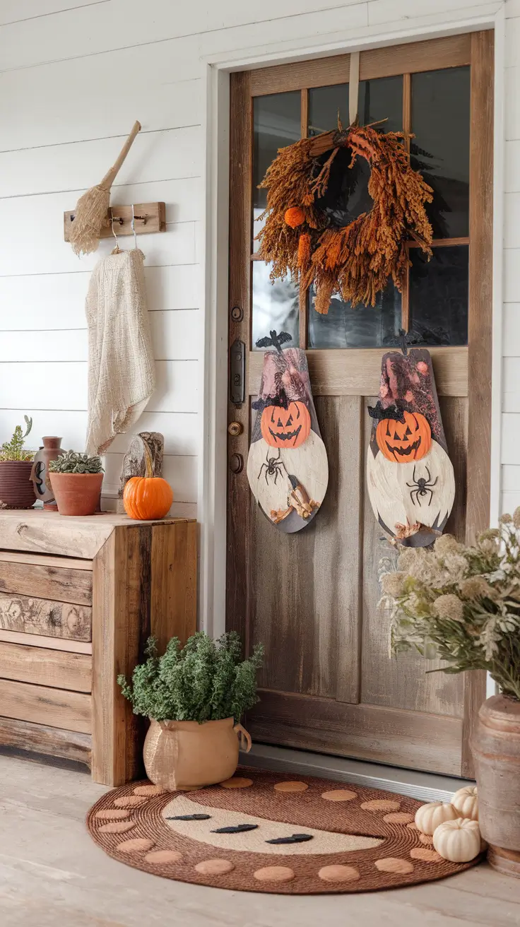 Halloween Door Hangers Ideas 2025: Creative DIY, Wooden & Spooky Designs for Every Home