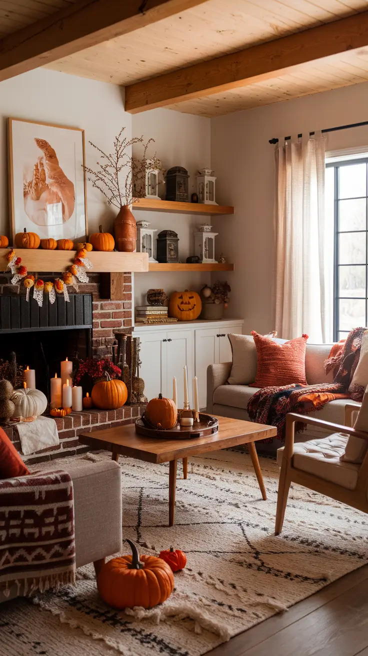 Halloween Mantle Ideas 2025: Stylish, Spooky & Classy Designs for Your Home