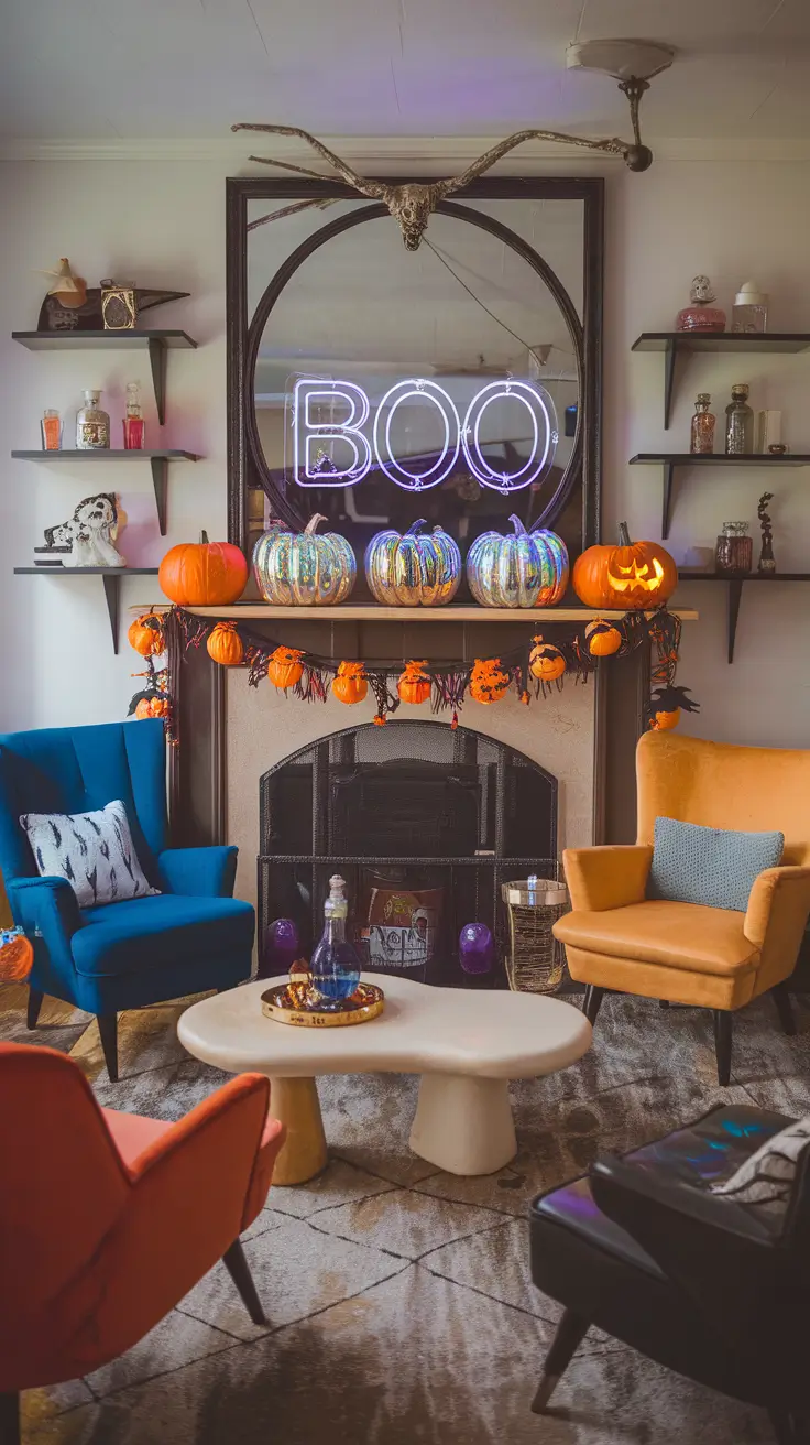Halloween Mantle Ideas 2025: Stylish, Spooky & Classy Designs for Your Home