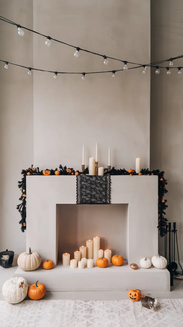 Halloween Mantle Ideas 2025: Stylish, Spooky & Classy Designs for Your Home