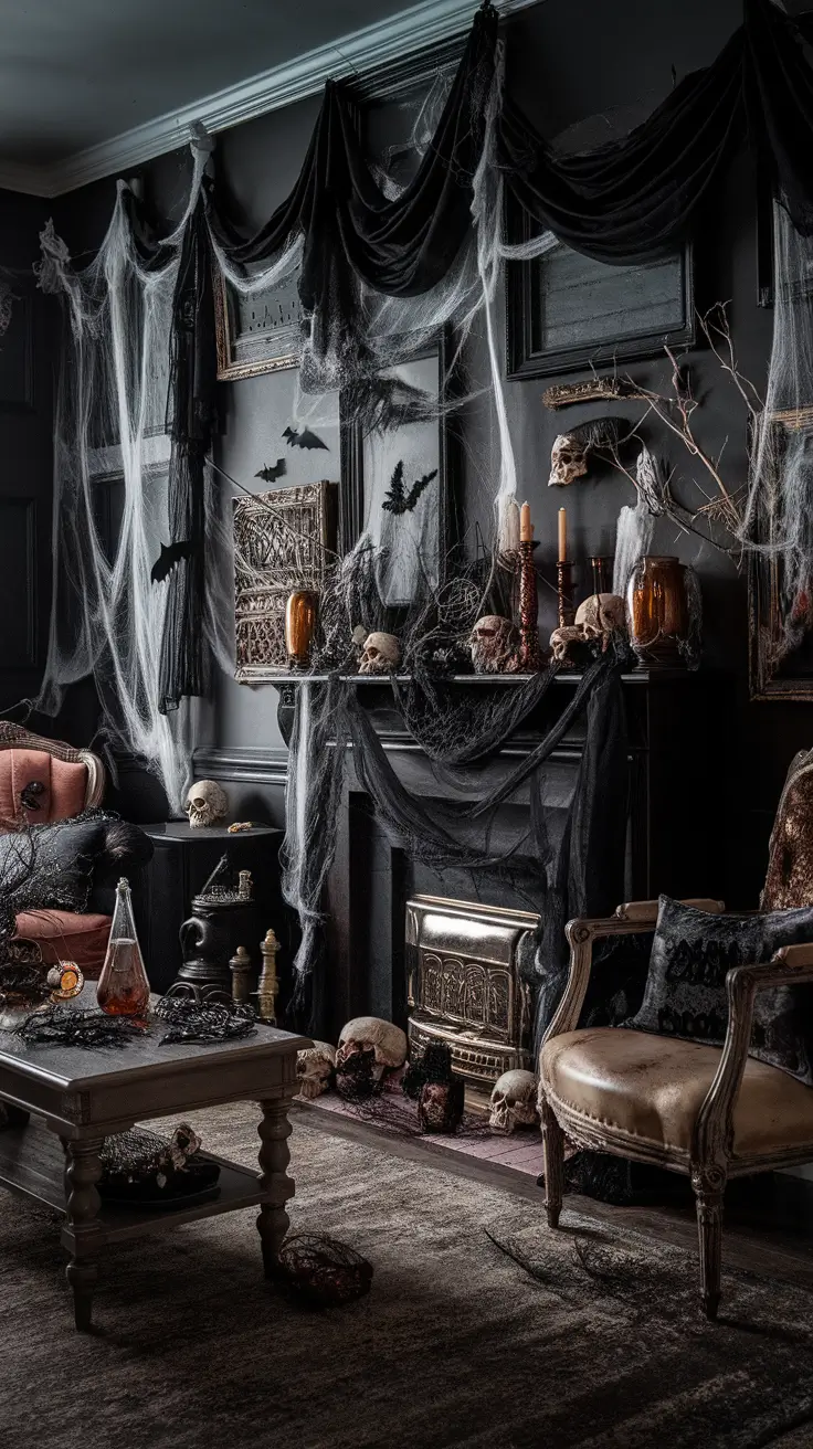 Halloween Mantle Ideas 2025: Stylish, Spooky & Classy Designs for Your Home