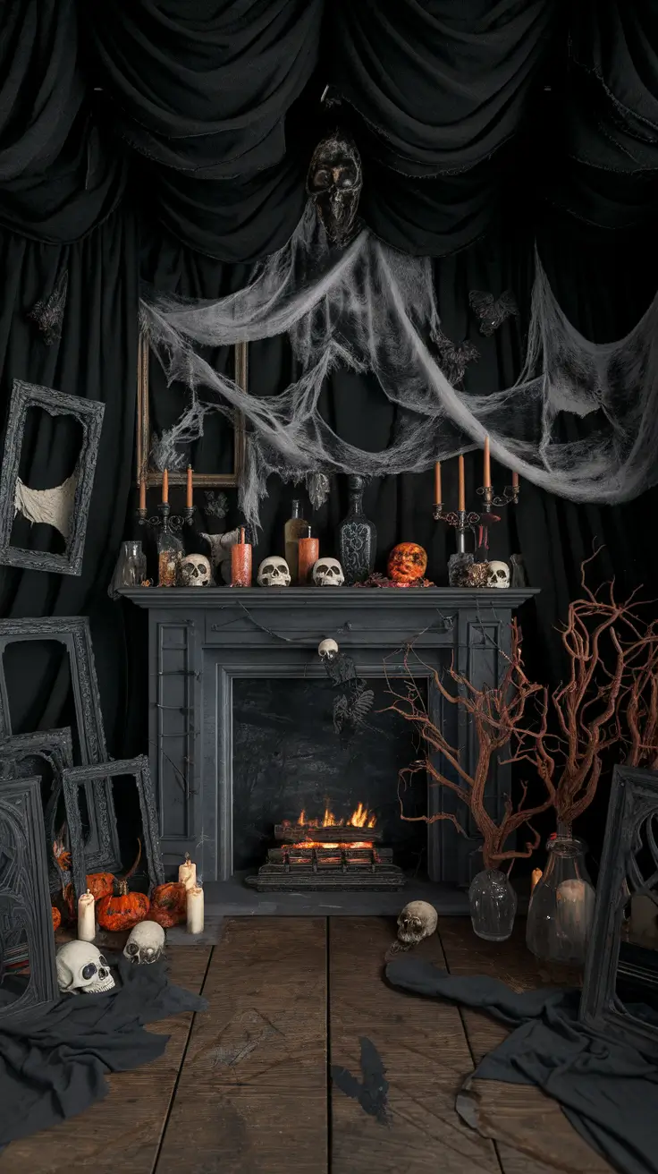 Halloween Mantle Ideas 2025: Stylish, Spooky & Classy Designs for Your Home