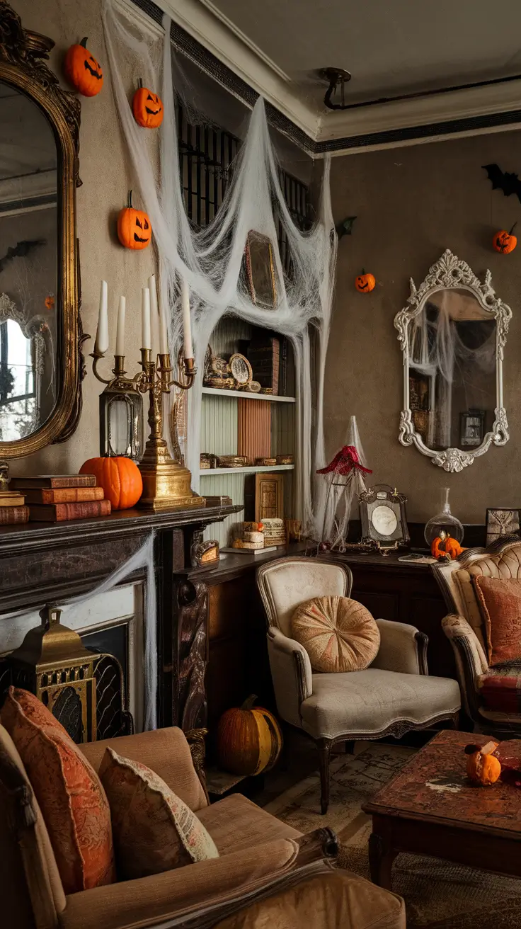 Halloween Mantle Ideas 2025: Stylish, Spooky & Classy Designs for Your Home