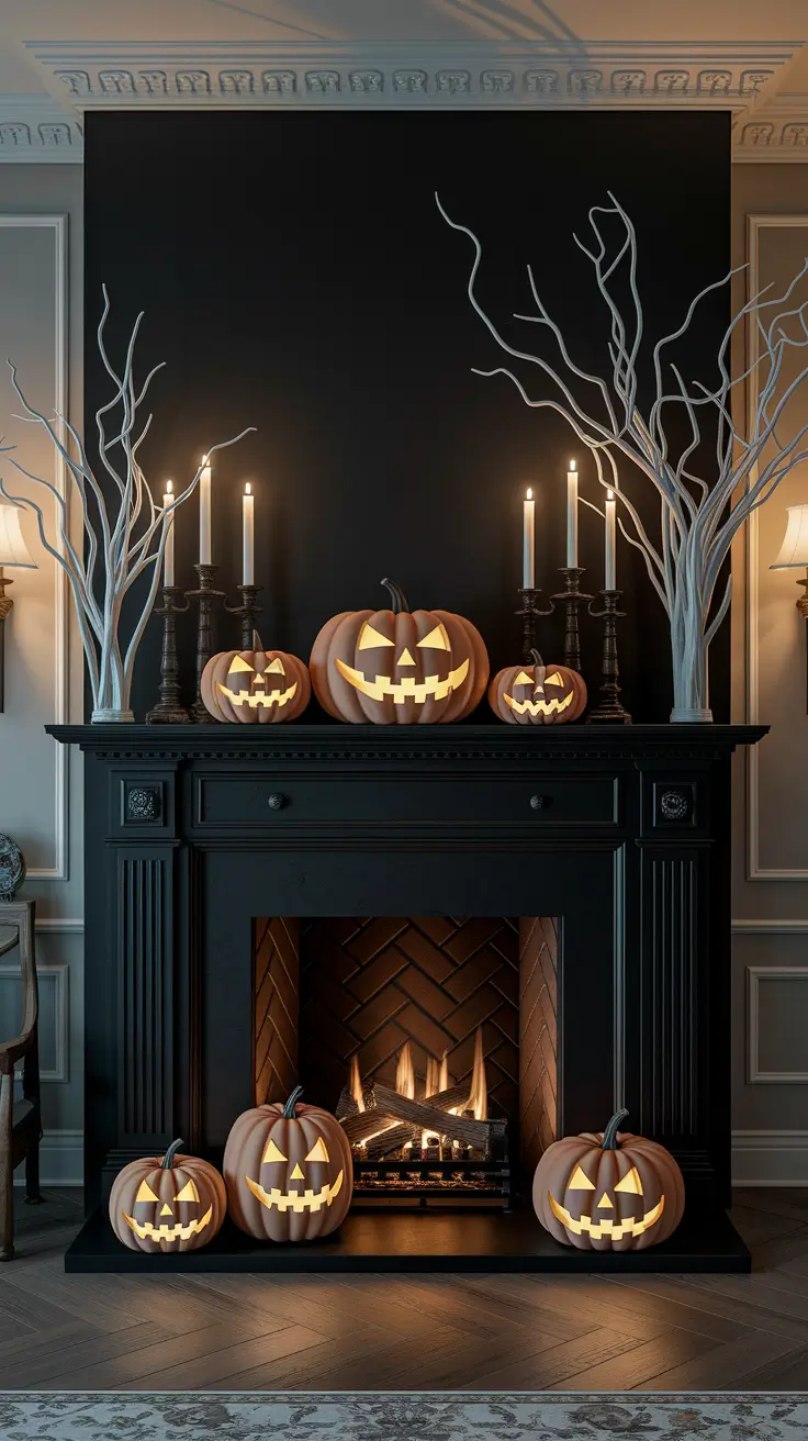 Halloween Fireplace Decor Ideas 2025: Stylish & Cozy Mantel Designs for Every Home
