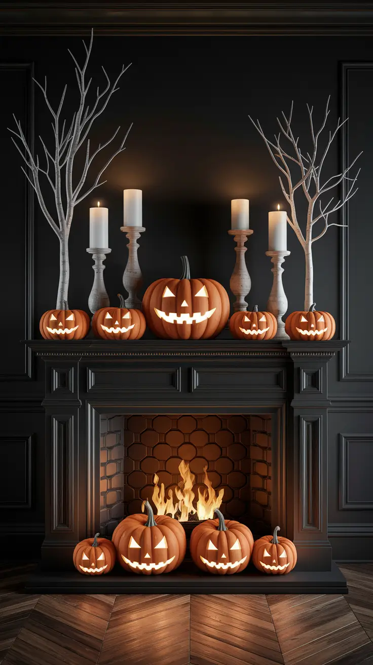 Halloween Fireplace Decor Ideas 2025: Stylish & Cozy Mantel Designs for Every Home