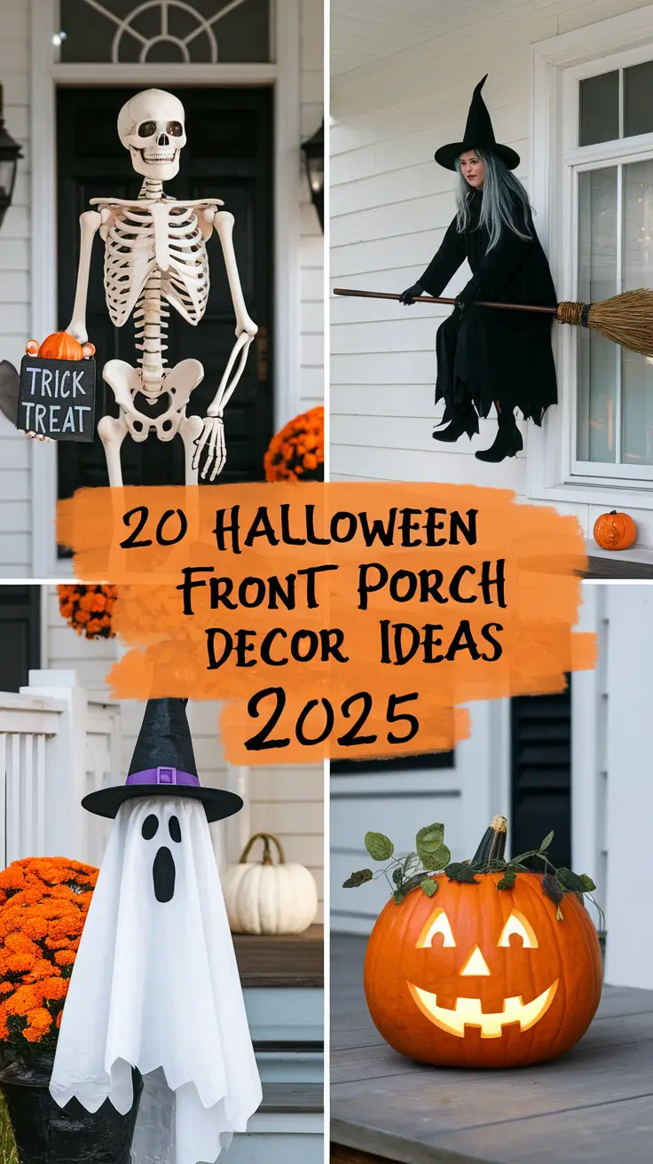 Halloween Front Porch Decor Ideas 2025: Spooky, Classy & Creative Porch Inspiration