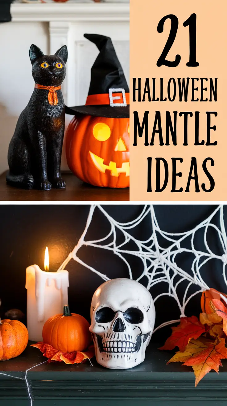 Halloween Mantle Ideas 2025: Stylish, Spooky & Classy Designs for Your Home