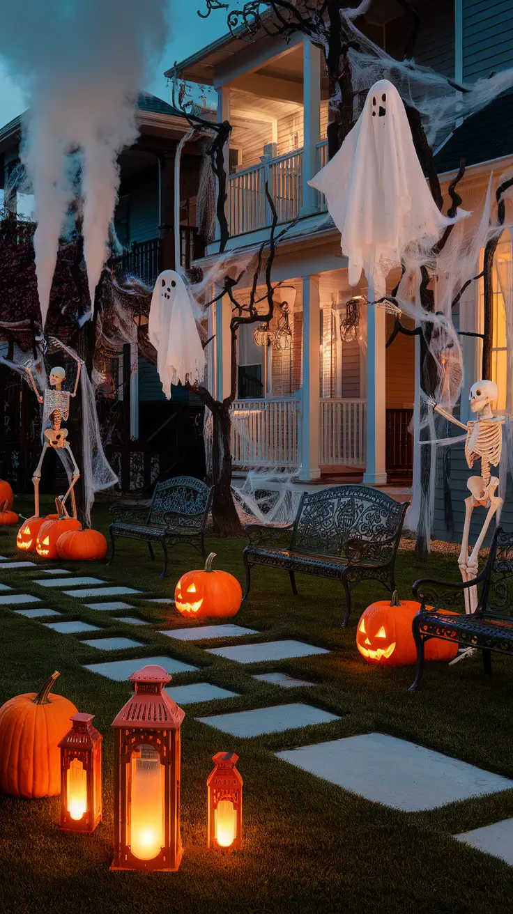 Outdoor Halloween Decor Ideas 2025: DIY, Classy, and Modern Yard Inspiration