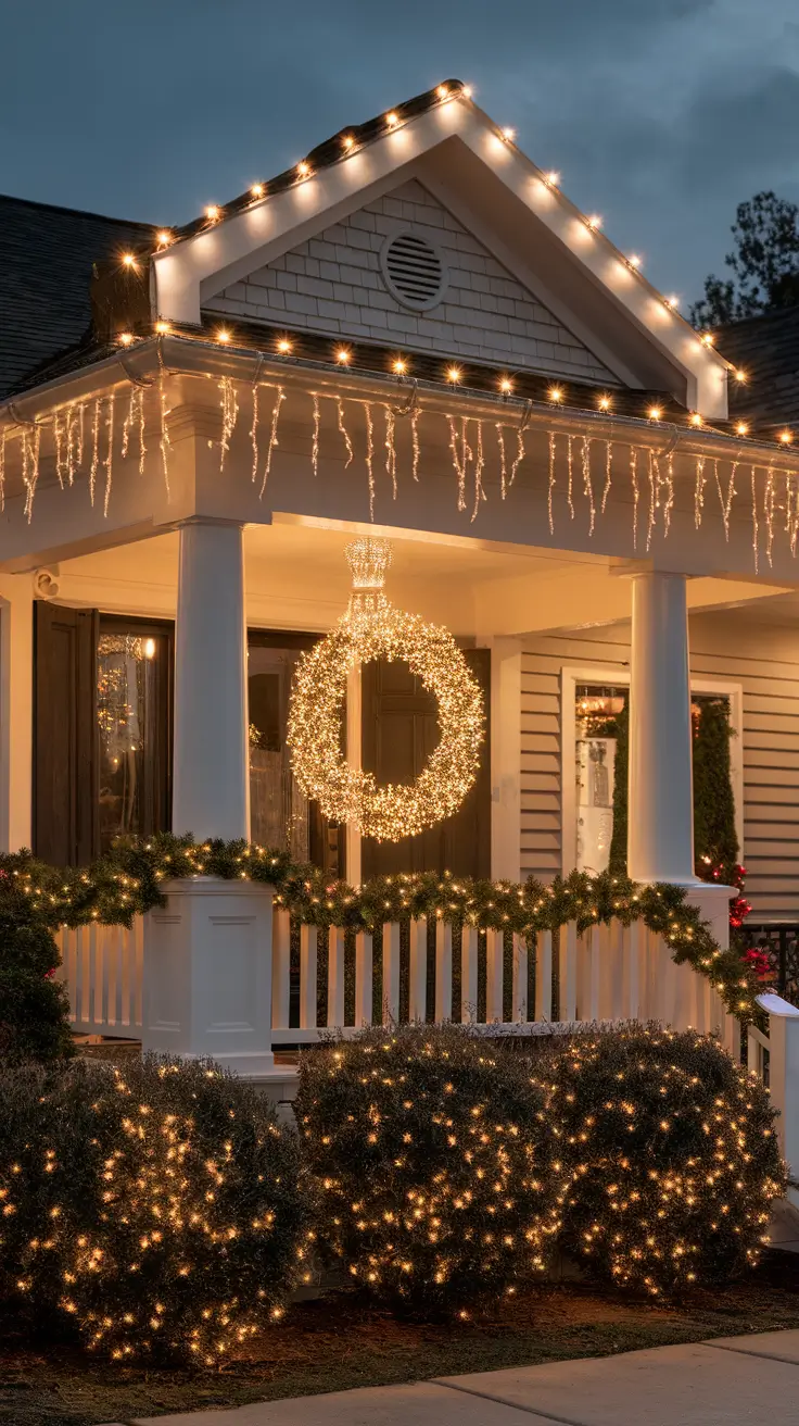 Christmas Lights On House Exterior Ideas 2025: Traditional, Modern, Porch & Roof Inspirations