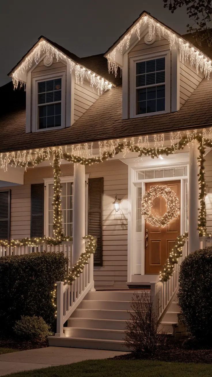Christmas Lights On House Exterior Ideas 2025: Traditional, Modern, Porch & Roof Inspirations