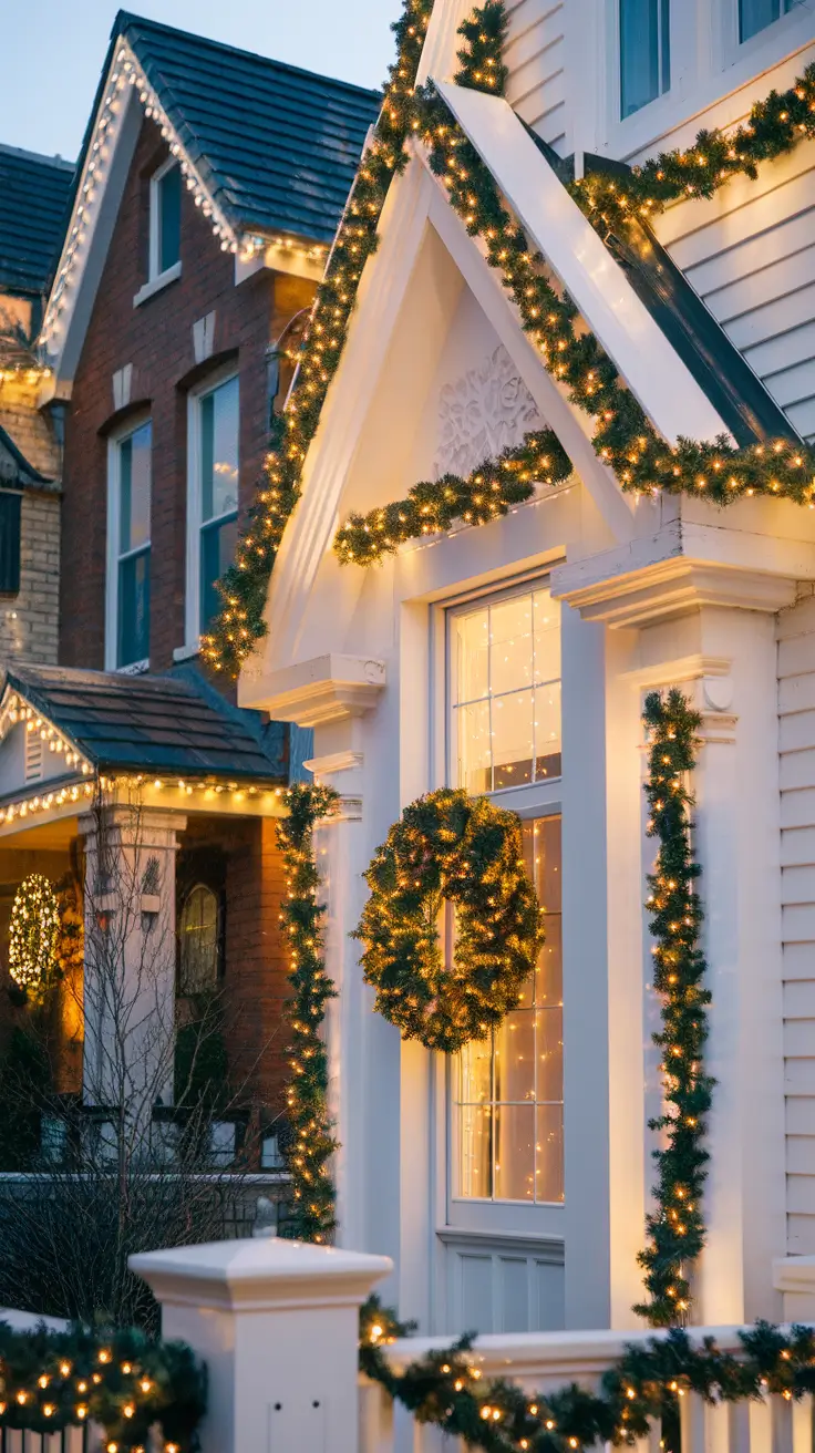 Christmas Lights on House Exterior Ideas 2025: Traditional, Modern, Vintage & Rustic Styles