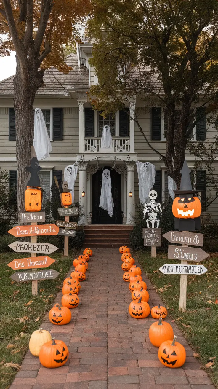 Outdoor Halloween Decor Ideas 2025: DIY, Classy, and Modern Yard Inspiration