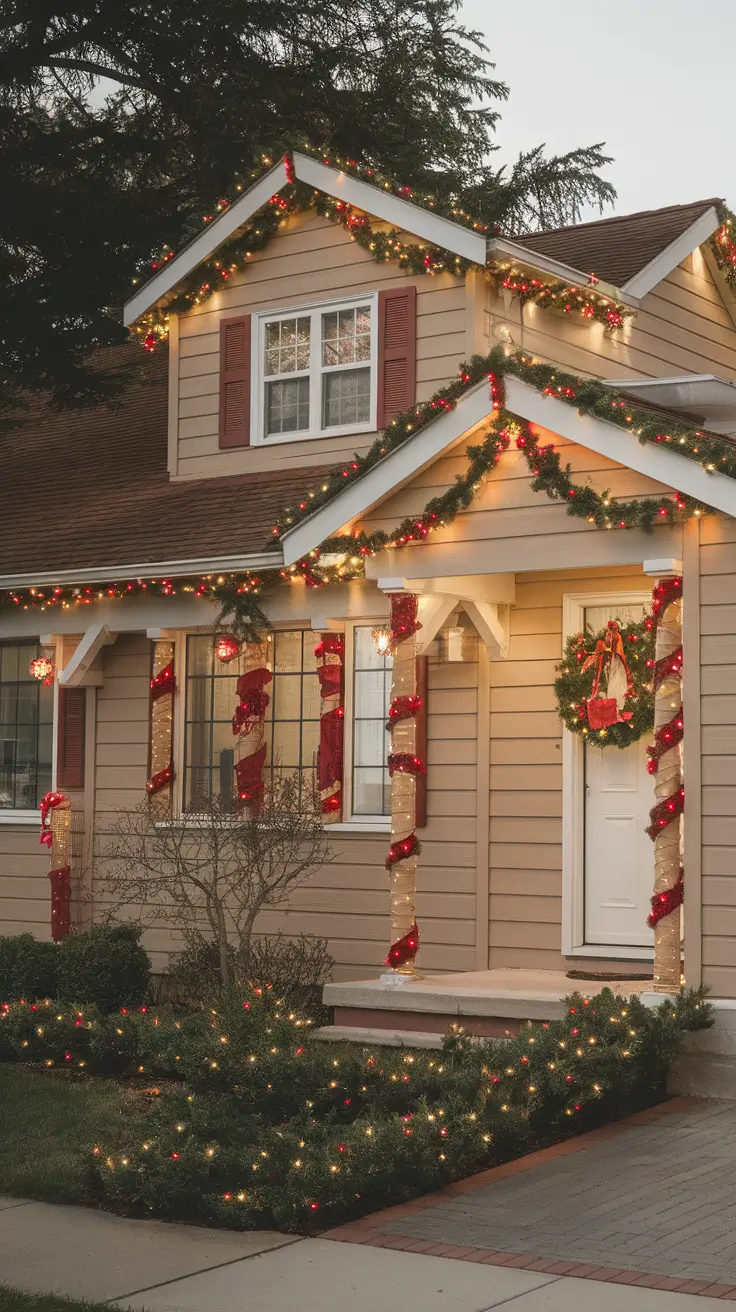 Christmas Lights on House Exterior Ideas 2025: Traditional, Modern, Vintage & Rustic Styles