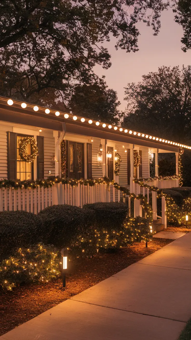 Christmas Lights on House Exterior Ideas 2025: Traditional, Modern, Vintage & Rustic Styles