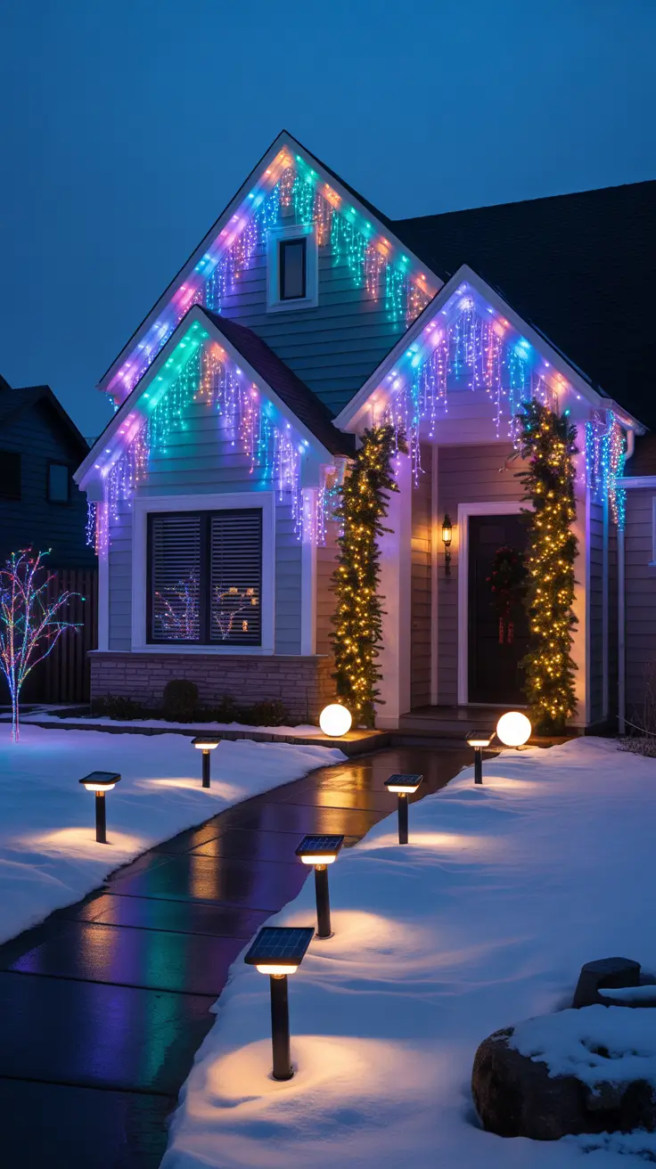 Christmas Lights on House Exterior Ideas 2025: Traditional, Modern, Vintage & Rustic Styles