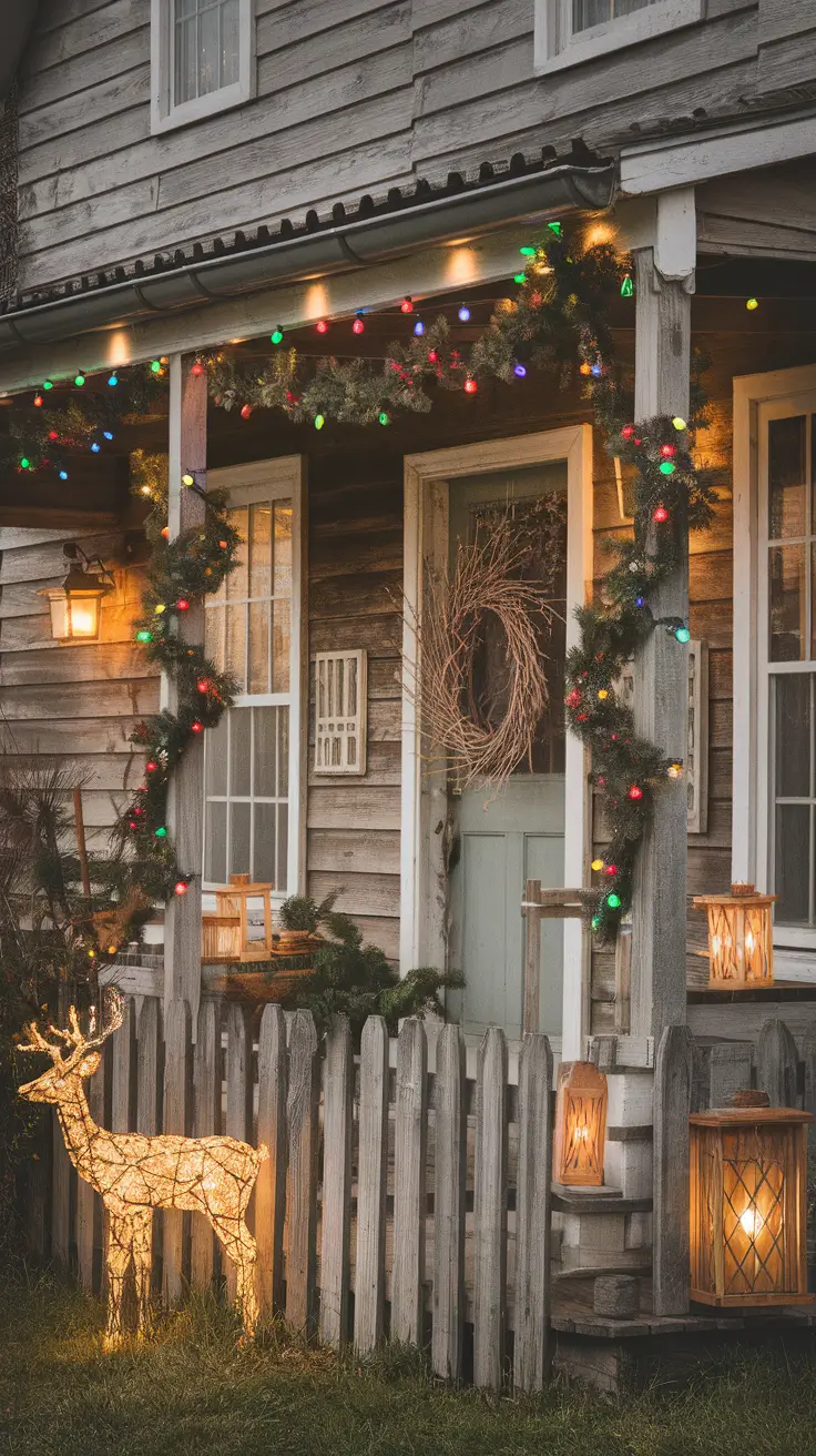 Christmas Lights on House Exterior Ideas 2025: Traditional, Modern, Vintage & Rustic Styles