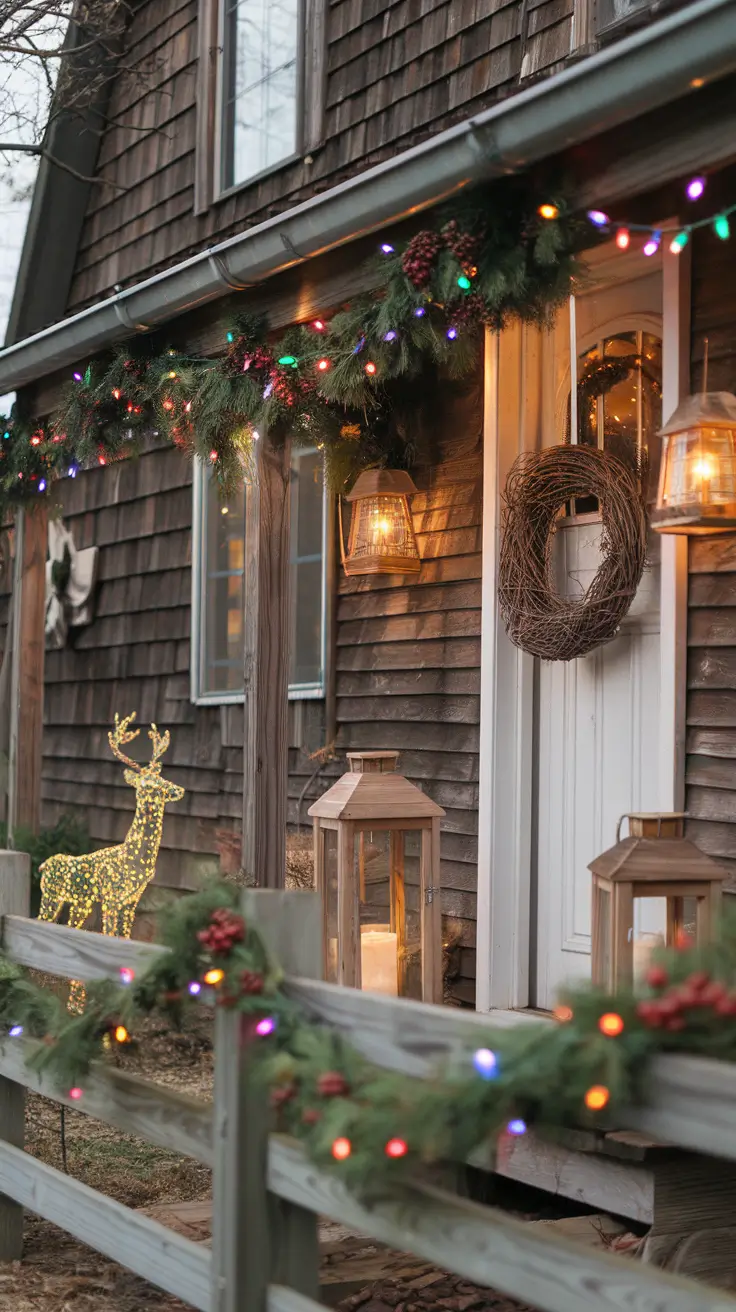 Christmas Lights on House Exterior Ideas 2025: Traditional, Modern, Vintage & Rustic Styles