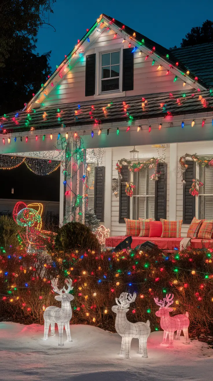 Christmas Lights on House Exterior Ideas 2025: Traditional, Modern, Vintage & Rustic Styles
