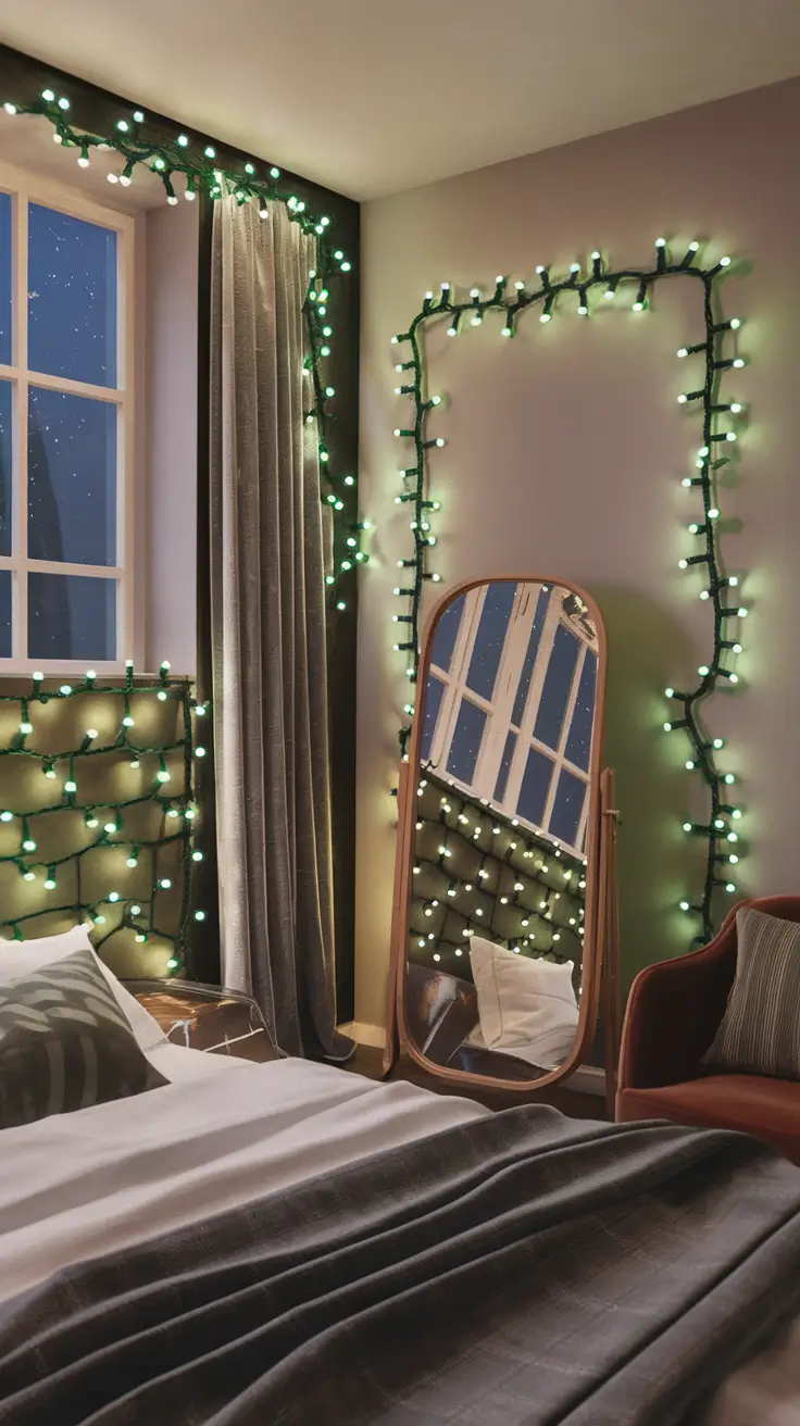 Christmas Lights in the Bedroom Ideas 2025: Cozy, Creative & Aesthetic Designs