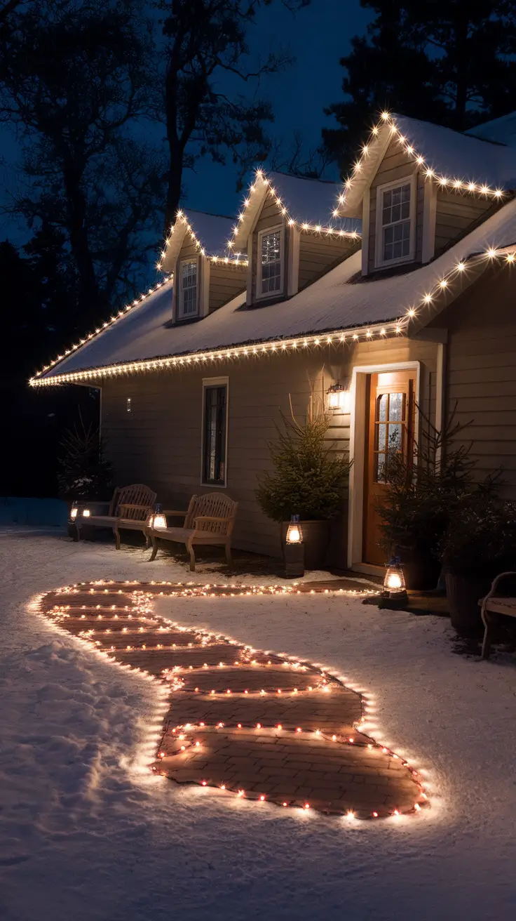 Christmas Lights on House Exterior Ideas 2025: Traditional, Modern, Vintage & Rustic Styles