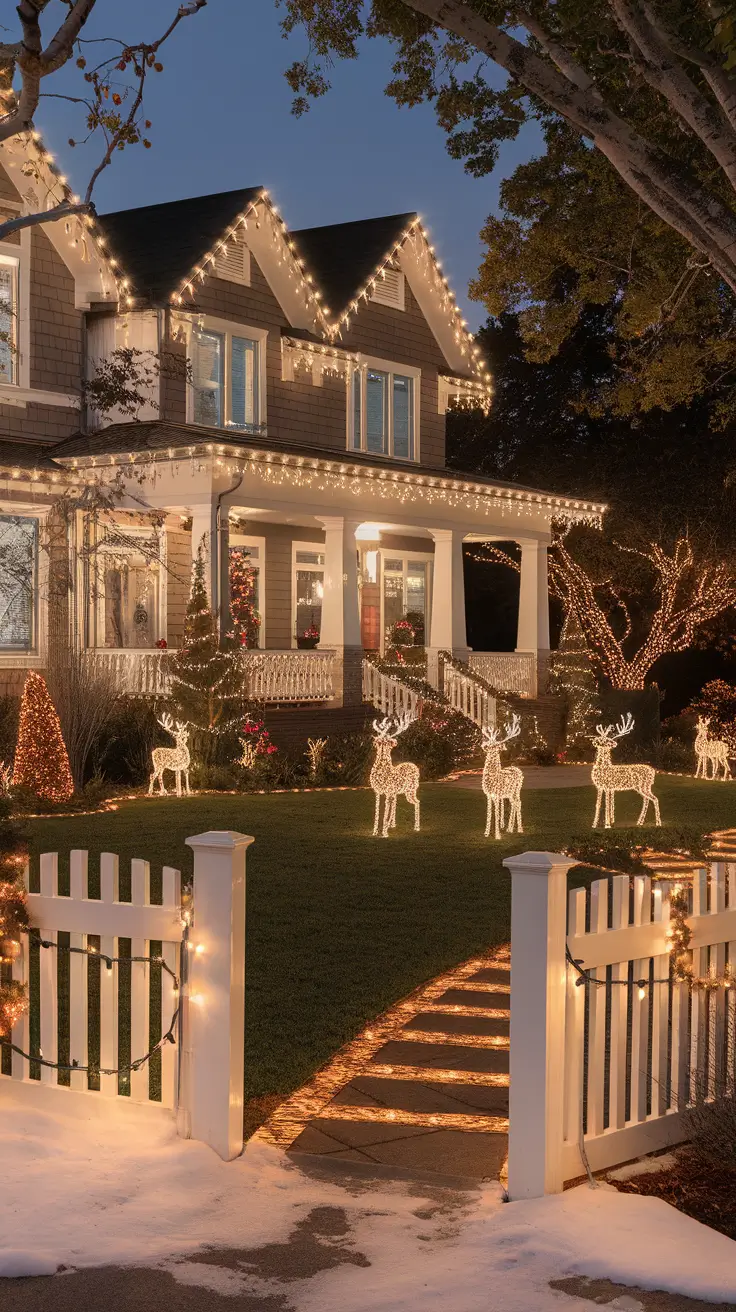 Christmas Lights On House Exterior Ideas 2025: Traditional, Modern, Porch & Roof Inspirations