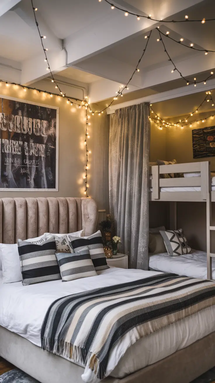 Christmas Lights in the Bedroom Ideas 2025: Cozy, Creative & Aesthetic Designs