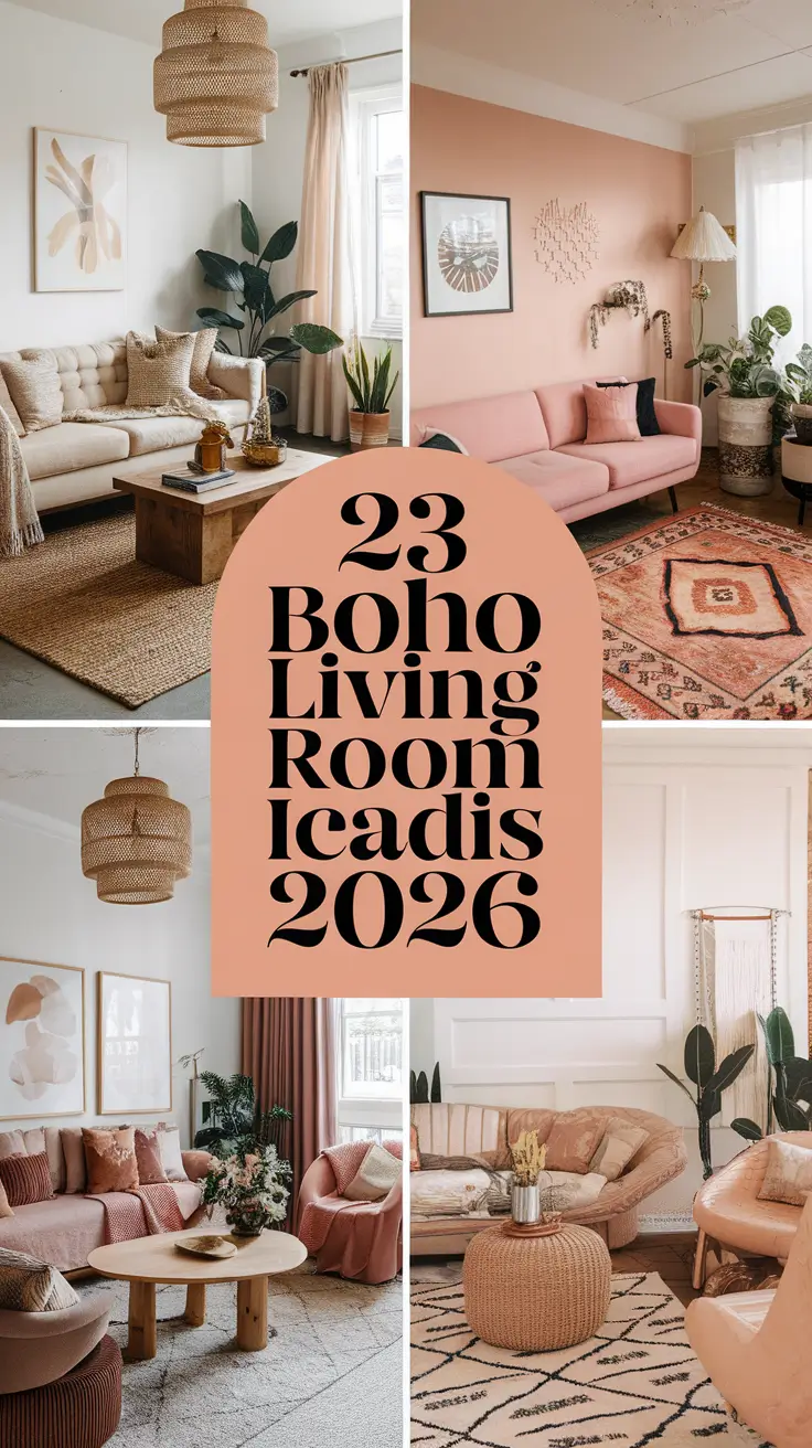 Boho Living Room Ideas 2026: Cozy, Modern & Colorful Trends for Every Home