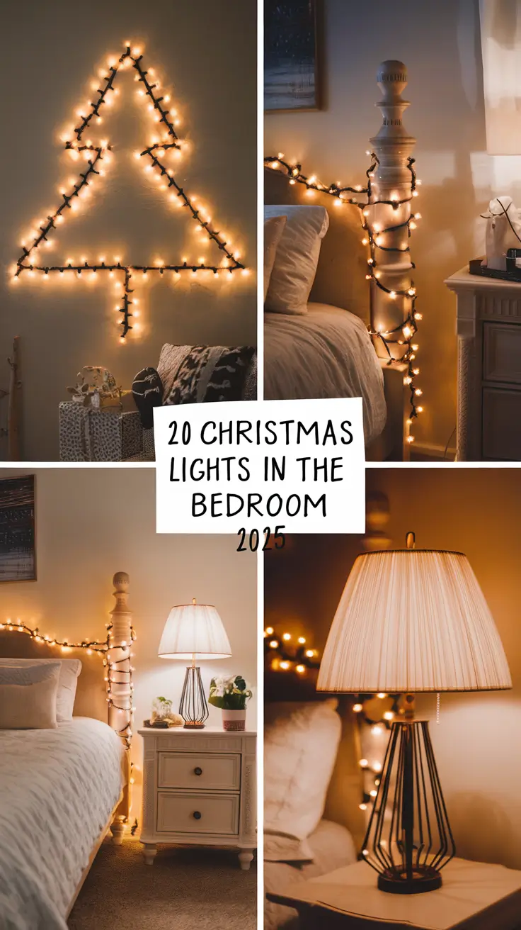 Christmas Lights in the Bedroom Ideas 2025: Cozy, Creative & Aesthetic Designs