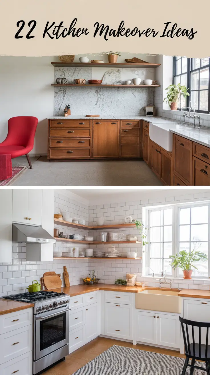 Kitchen Makeover Ideas 2026: Modern, Budget-Friendly & DIY Inspirations
