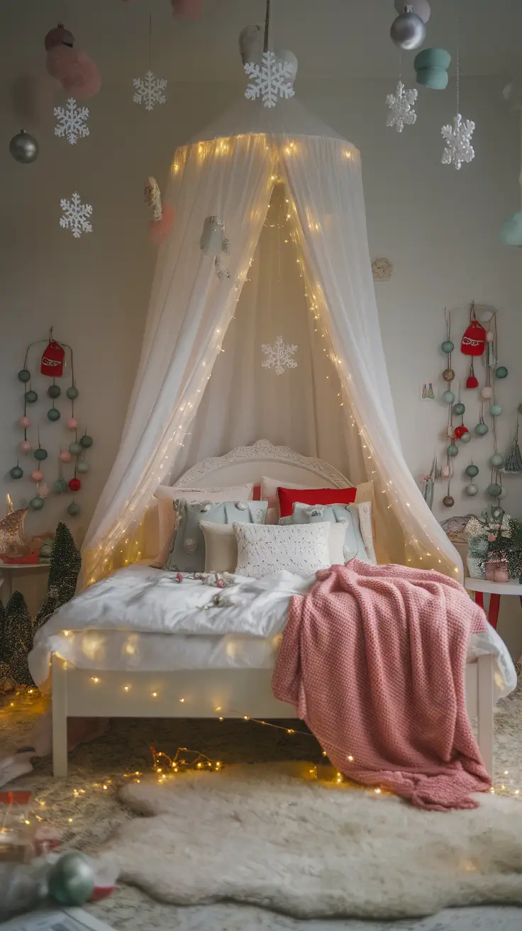 Christmas Bedroom Decor Ideas 2025: Cozy, Trendy & Easy DIY Holiday Inspiration