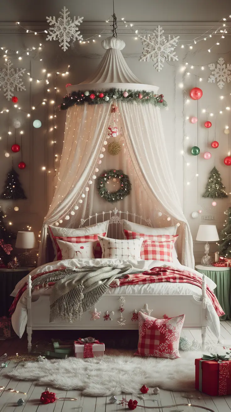 Christmas Bedroom Decor Ideas 2025: Cozy, Trendy & Easy DIY Holiday Inspiration