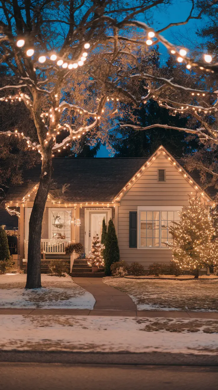 Outdoor Christmas Lights Ideas 2025: Elegant and Easy Ways to Decorate Your House for the Holidays