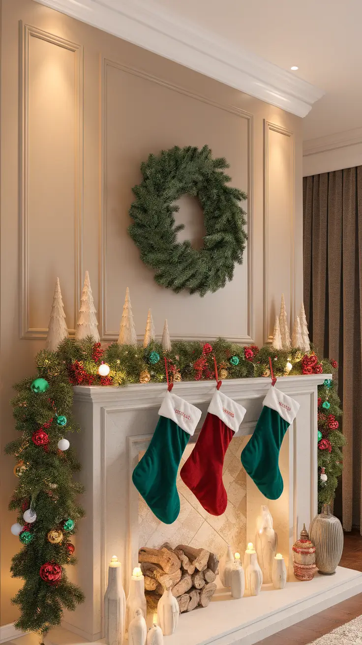 Christmas Mantle Decor Ideas 2025: Cozy, Elegant, and DIY Fireplace Inspiration